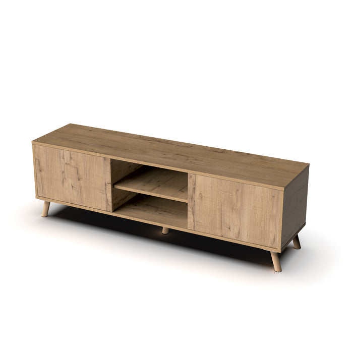MUEBLES PITARCH Mueble TV Oslo Roble Gold