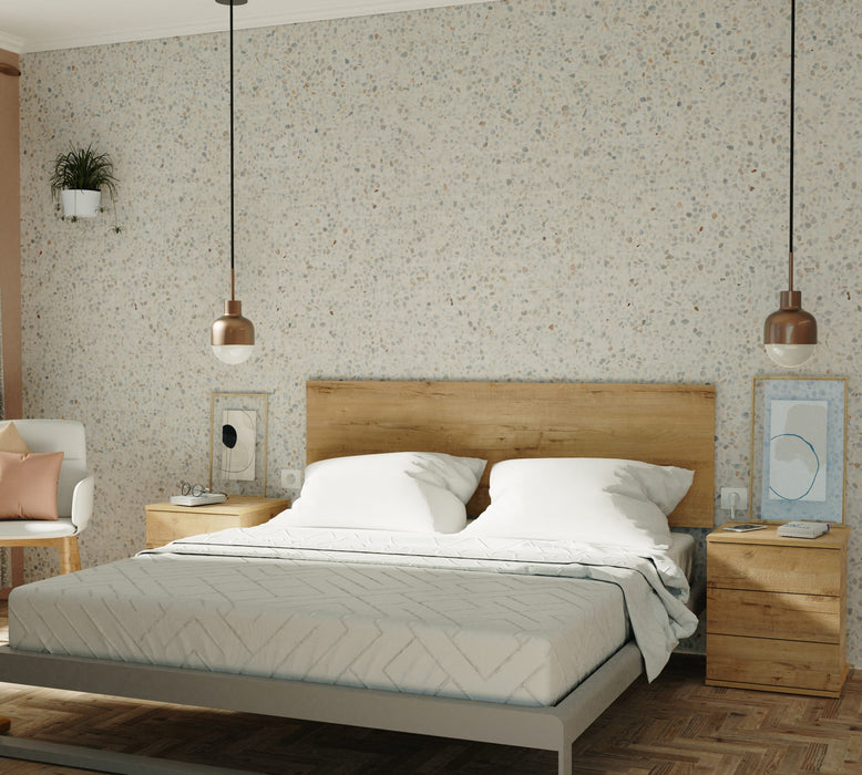 MUEBLES PITARCH Mesita 3 Cajones Dana Roble gold