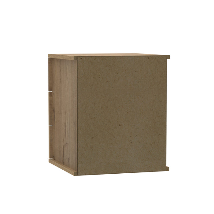 MUEBLES PITARCH Mesita 3 Cajones Dana Roble gold