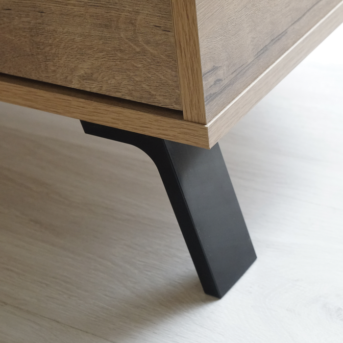 PITARCH FURNITURE Camila Oak Gold Side Table