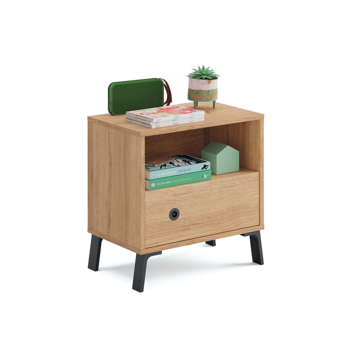 PITARCH FURNITURE Camila Oak Gold Side Table