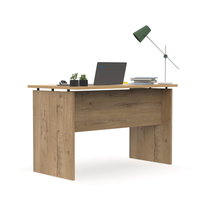 MUEBLES PITARCH Mesa Despacho Teide Roble Gold/pivote negro