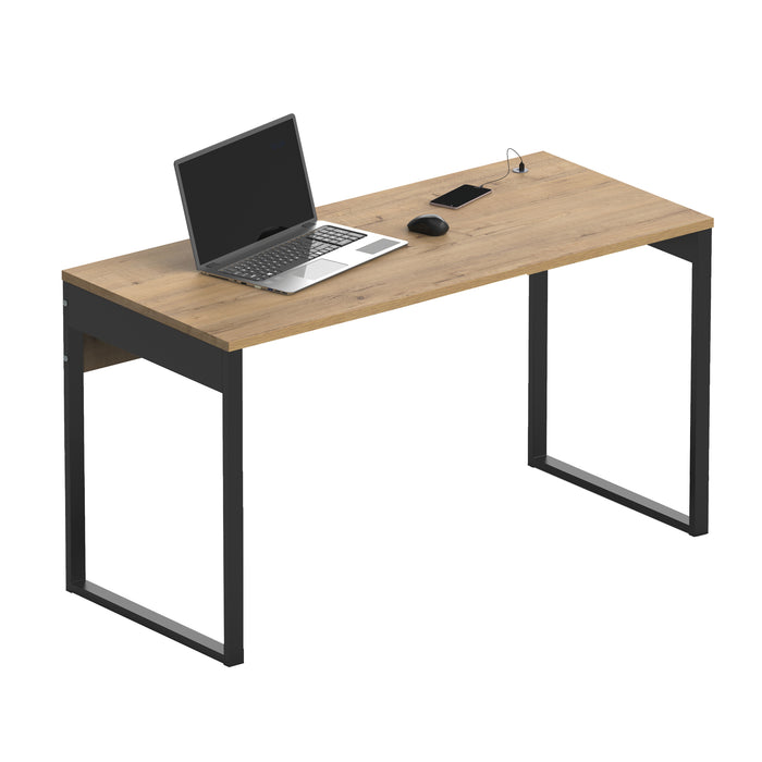 MUEBLES PITARCH Mesa Nexus Roble Gold/pata negra