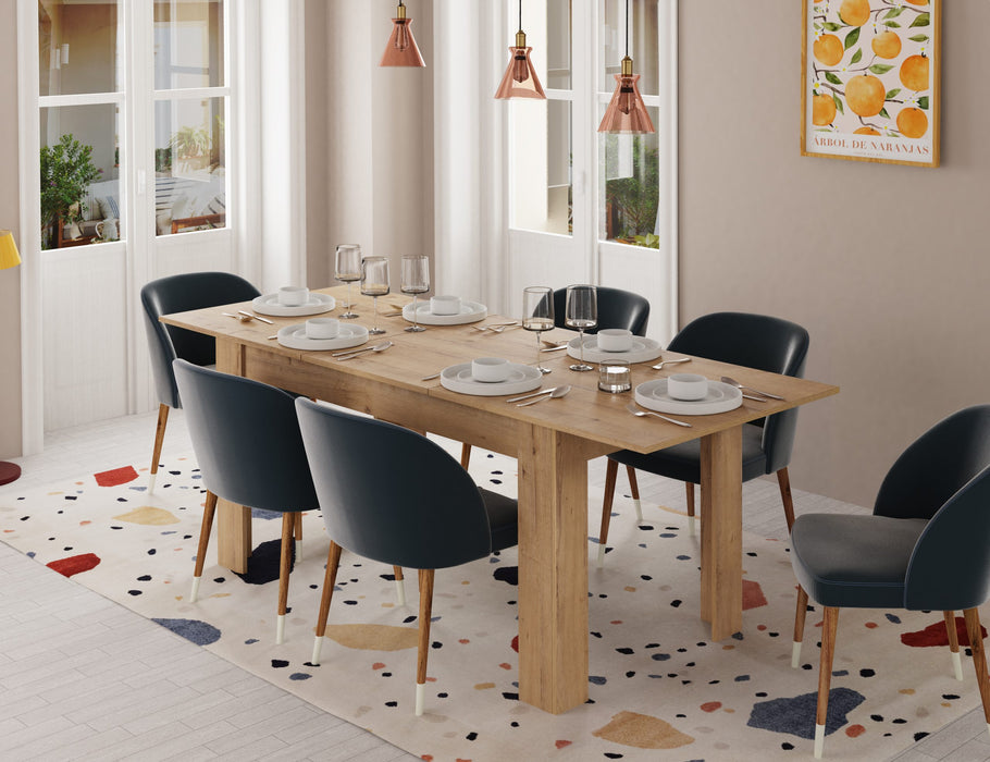 PITARCH FURNITURE Extendable Oak Gold Table