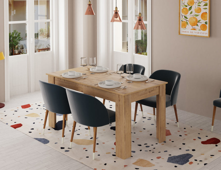 PITARCH FURNITURE Extendable Oak Gold Table