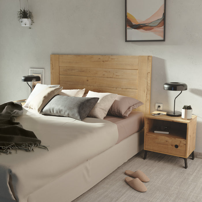 MUEBLES PITARCH Cabecero Aroa Roble gold