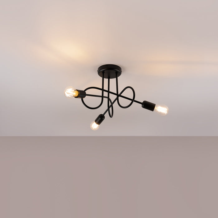 SOLLUX SL.1434 LOOP 3 Lamp Black
