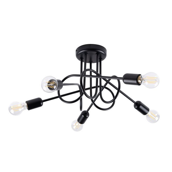 SOLLUX SL.1435 LOOP 5 Lamp Black