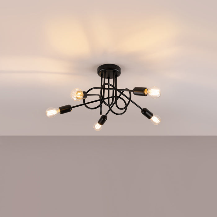 SOLLUX SL.1435 LOOP 5 Lamp Black