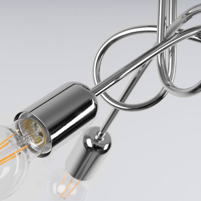 SOLLUX SL.1440 LOOP 3 Araña Cromada