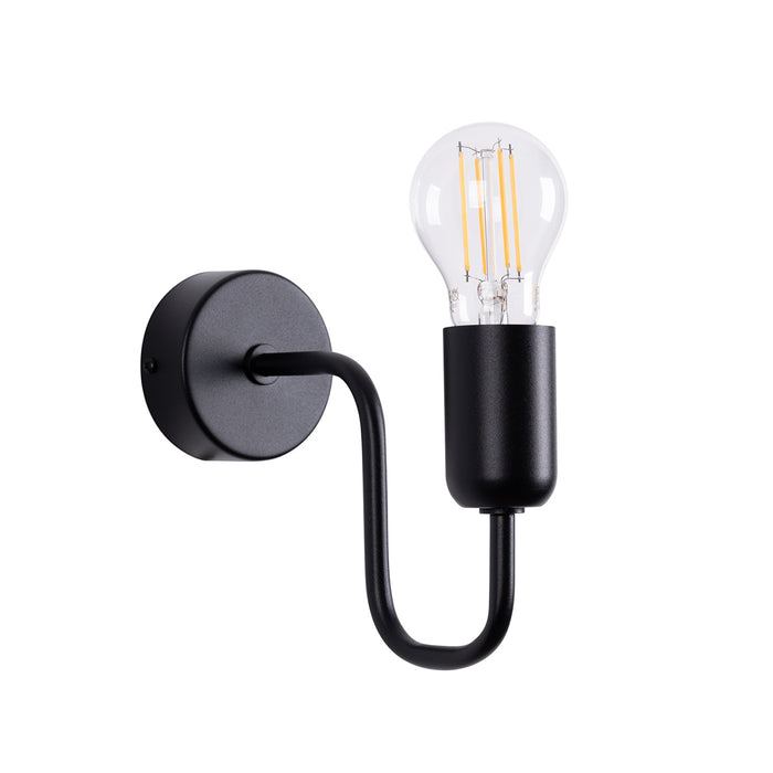 SOLLUX SL.1445 VECTOR 4 Black Wall Lamp