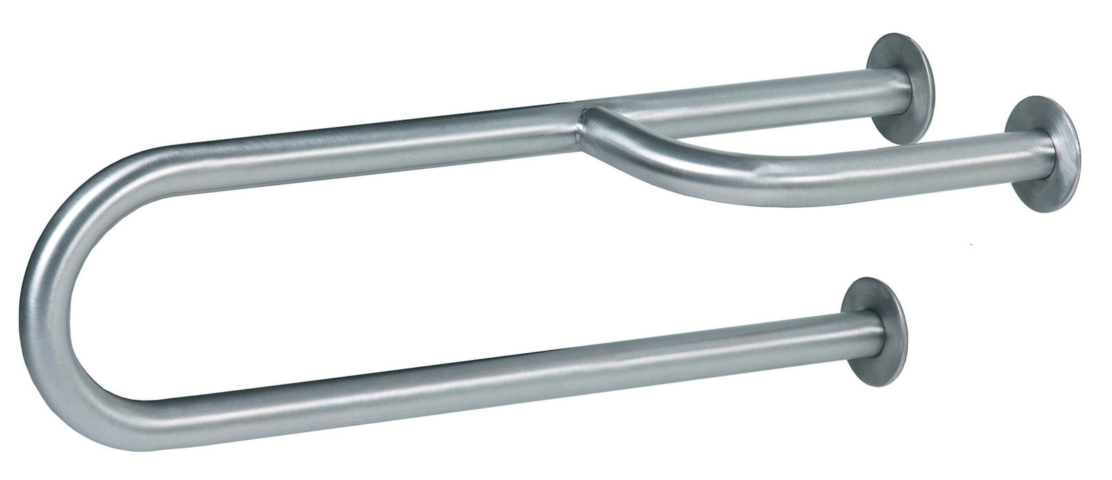 MEDICLINICS BFI600CS Fixed Bar 3P Left Satin Stainless Steel