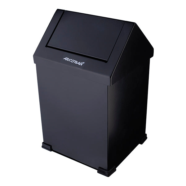 ARCOBAÑ 28PAC7N  Papelera Cuadrada Negra 7l