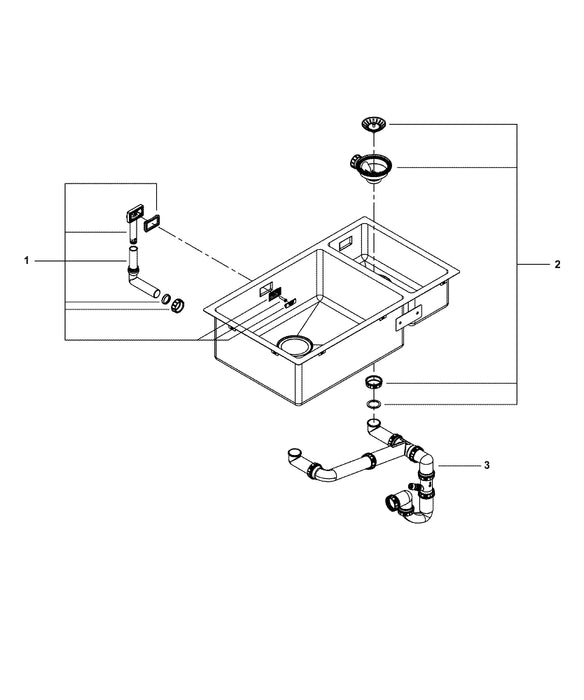 GROHE 29 192 GN1 ESSENCE Monomando de lavabo mural 1/2" tamaño M oro cepillado