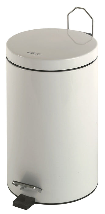 MEDICLINICS PP1321 Round Pedal Bin 20L Stainless Steel White