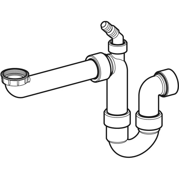 GEBERIT 152.957.11.1 Sifón Curvo Fregadero Blanco