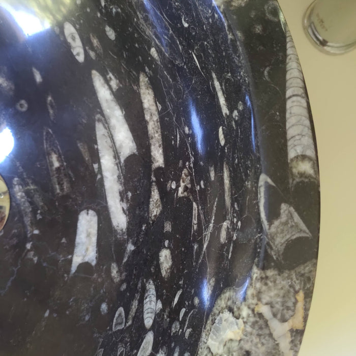 FORZINI FZ-BK/DV-MB-115 TALASA Lavabo de mármol Negro