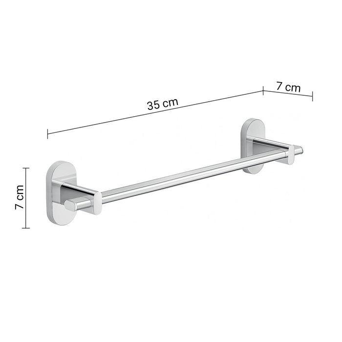 GEDY 53213513200 FEBO Toallero 35 cm Cromo