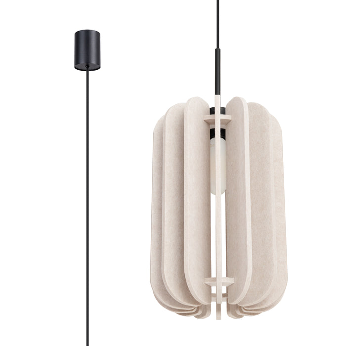 SOLLUX SL.1857 Lámpara colgante MULA 27 beige beige/negro