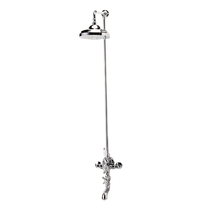PRESTO 40041440 Retro columna baño-ducha termostática Bronce envejecido