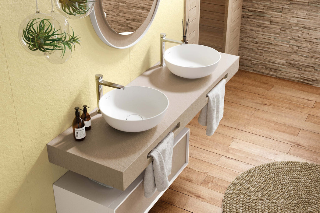 ACQUABELLA 53022964 VARS CIRCLE Sink Above Counter 40 Matte White
