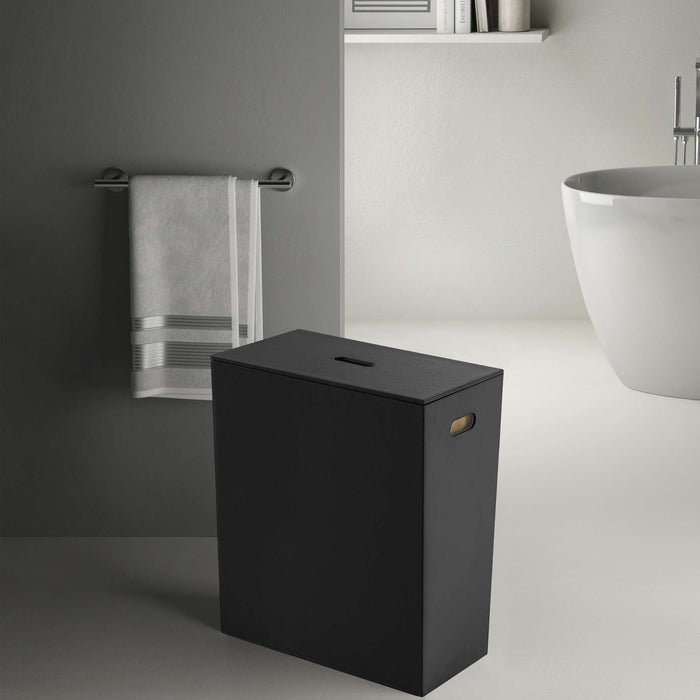 GEDY 10371400000 LUXURY Black Laundry Basket
