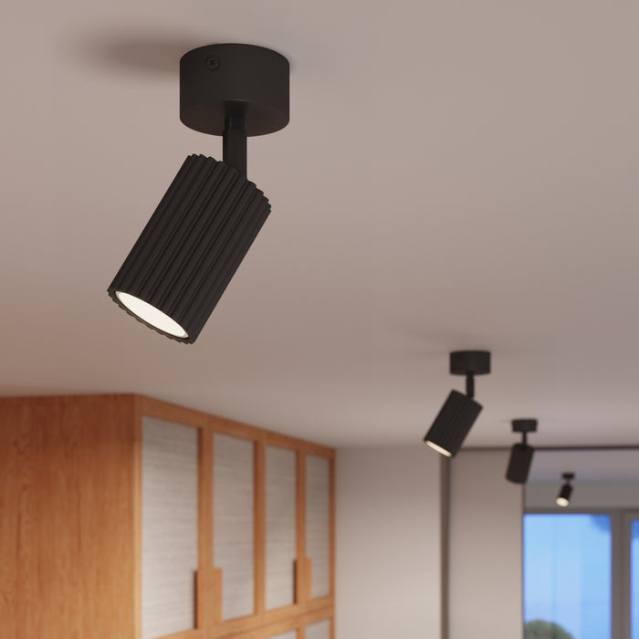 SOLLUX SL.1913 Plafón KARBON 1 negro