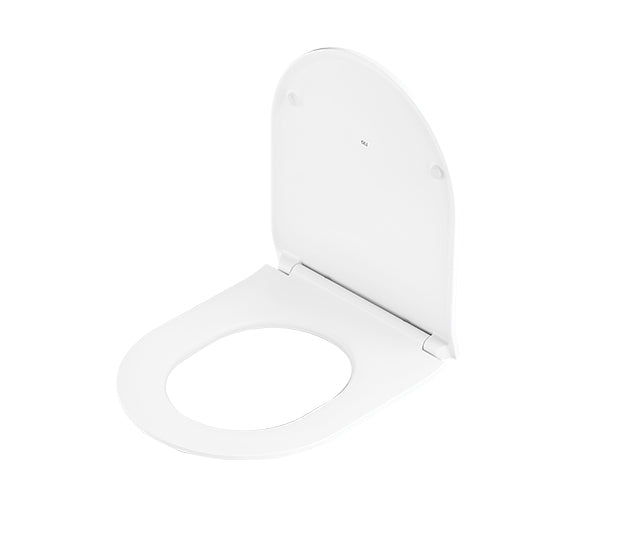 OLI 888231+888360 LAKE Inodoro Suspendido Rimless con Asiento Fijaciones Ocultas Blanco