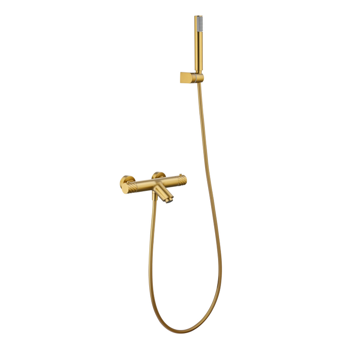 IMEX BTB063-4OC BLESS-PALAU Termostatico Kit Oro Cepillado