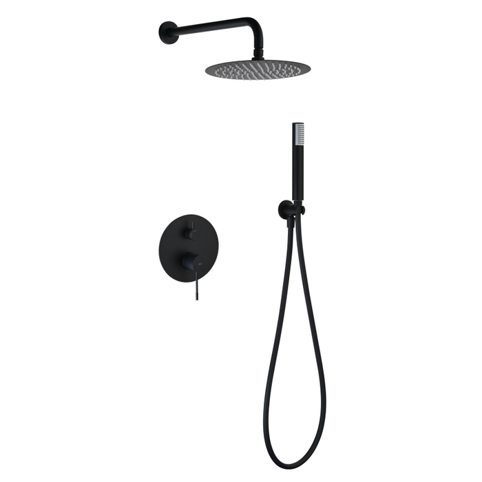 IMEX GPG053/NG GENOVA-PIAMONTE Monomando Conjunto Empotrado Negro