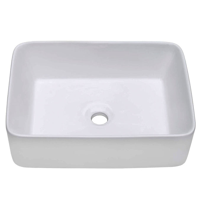 LLAVISAN 509074 Sink Overcounter Rectangular 48X37X13 White