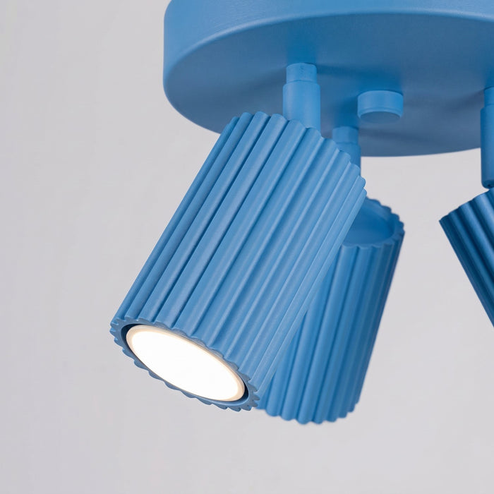 SOLLUX SL.2381 Plafón KARBON 3P azur