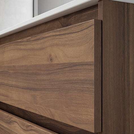 VISOBATH BOX Bathroom Cabinet with Left Sink 2 Drawers 1 Door Wall Hung Valenti