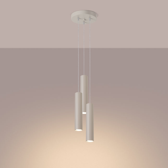 SOLLUX SL.1482 Lámpara colgante LAGOS 3P beige beige
