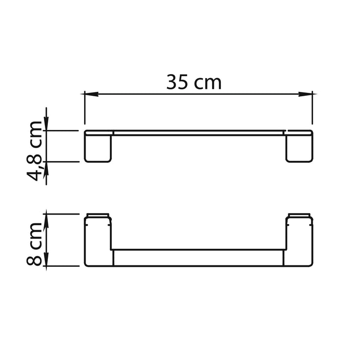 GEDY A9213513000 IL GIGLIO Toallero Cromo