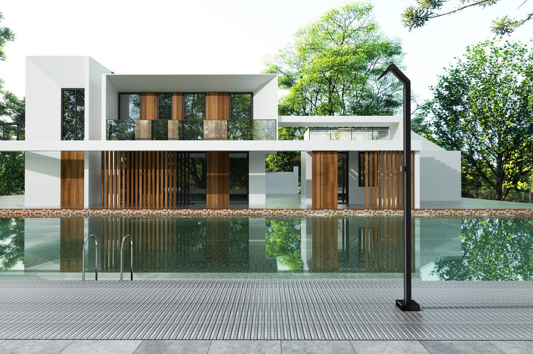 POOLIMEX GPN013/ANG NIÁGARA Grifería De Piscina Acero S.316 Negro Mate