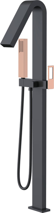 IMEX BBEC32/NOR SUECIA Grifo de Bañera Exenta Negro Oro Rosa