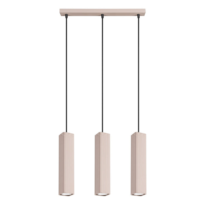SOLLUX SL.3156 Lámpara Colgante Rayo 3L Taupe