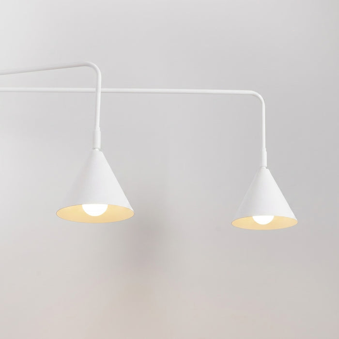 SOLLUX SL.2506 Aplique de pared NOX 2 blanco con interruptor