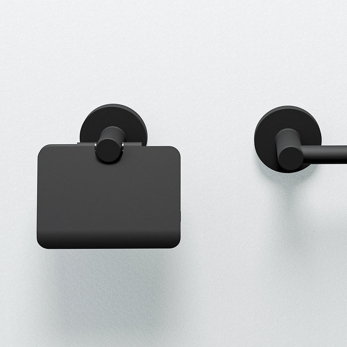 SONIA 185207 ASTRAL Portarrollos Negro Mate