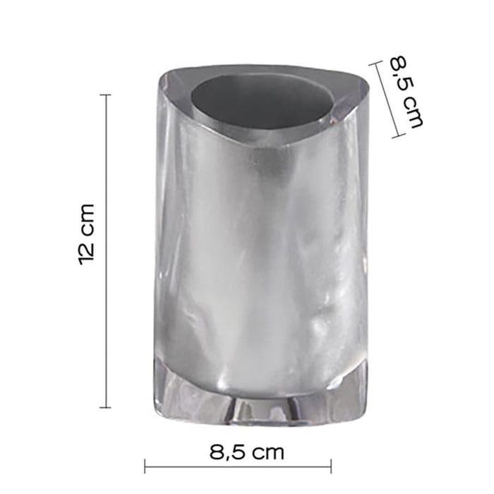 GEDY 46987300300 TWIST Portacepillos Plata