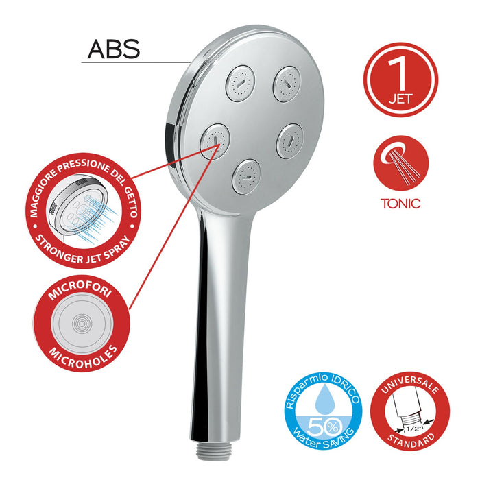 GEDY GYHS1040230 TOP Mango De Ducha 1 Jet 02