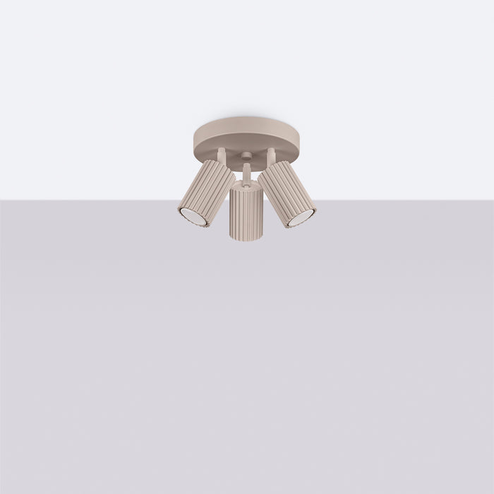 SOLLUX SL.1768 KARBON Lámpara De Techo 2 Taupe