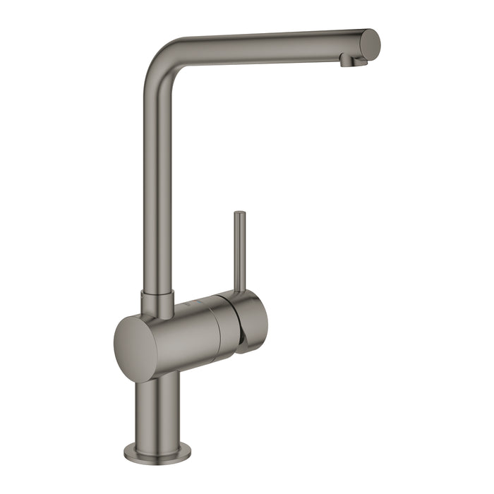 GROHE 31 375 AL0 Minta Monomando de fregadero 1/2" brushed hard graphite (grafito cepillado)
