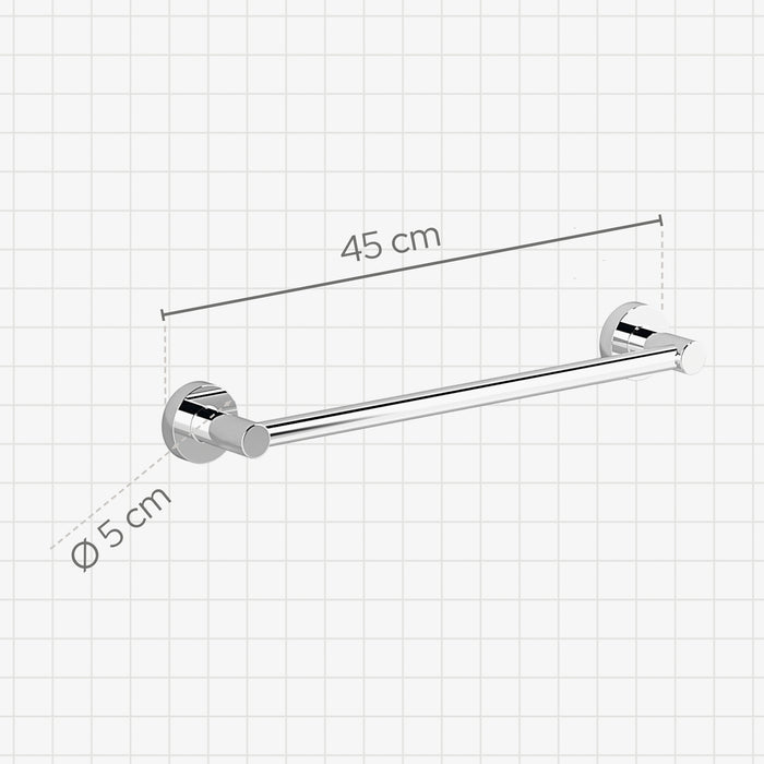SONIA 189915 ASTRAL Toallero Barra 450 mm Cromo