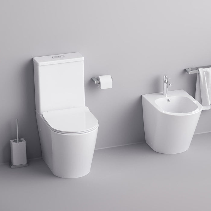 FOSSIL NATURA 00515 BOLONIA Complete Rimless Toilet White Glossy