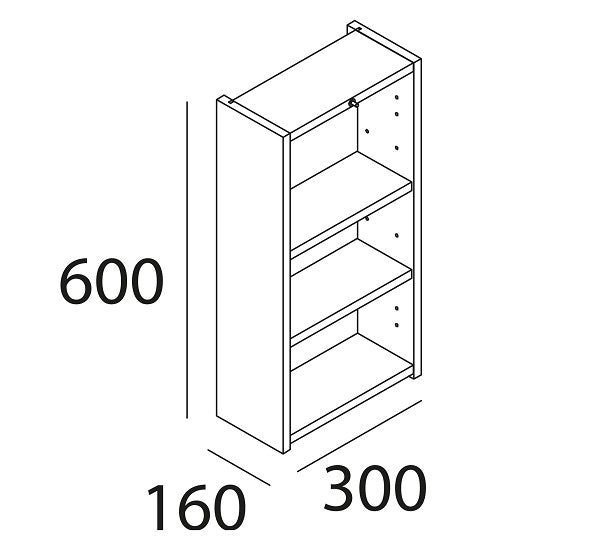 SALGAR 97752 INFINITY Módulo 30x60 cm 1 Puerta Roble Caledonia
