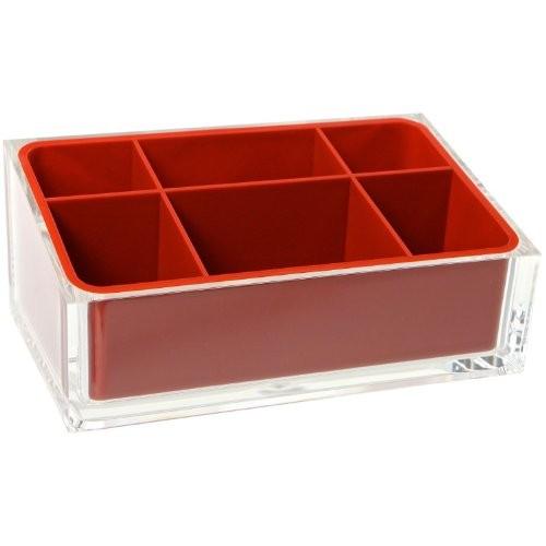 GEDY RA000600000 Porta-Maquillaje Rainbow Rojo