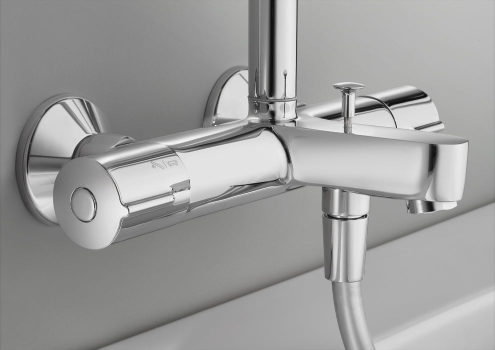 JACOB DELAFON E78192-CP JULY Square Bath-Shower Column