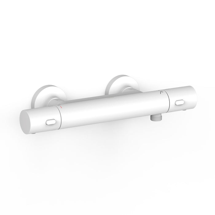 TRES 19016402BM OVER-WALL Thermostatic Wall-Mounted Over-Wall Shower Faucet Matte White